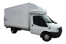 Car Hire Haverhill - Ford Luton Box Tail Lift - Van hire Haverhill